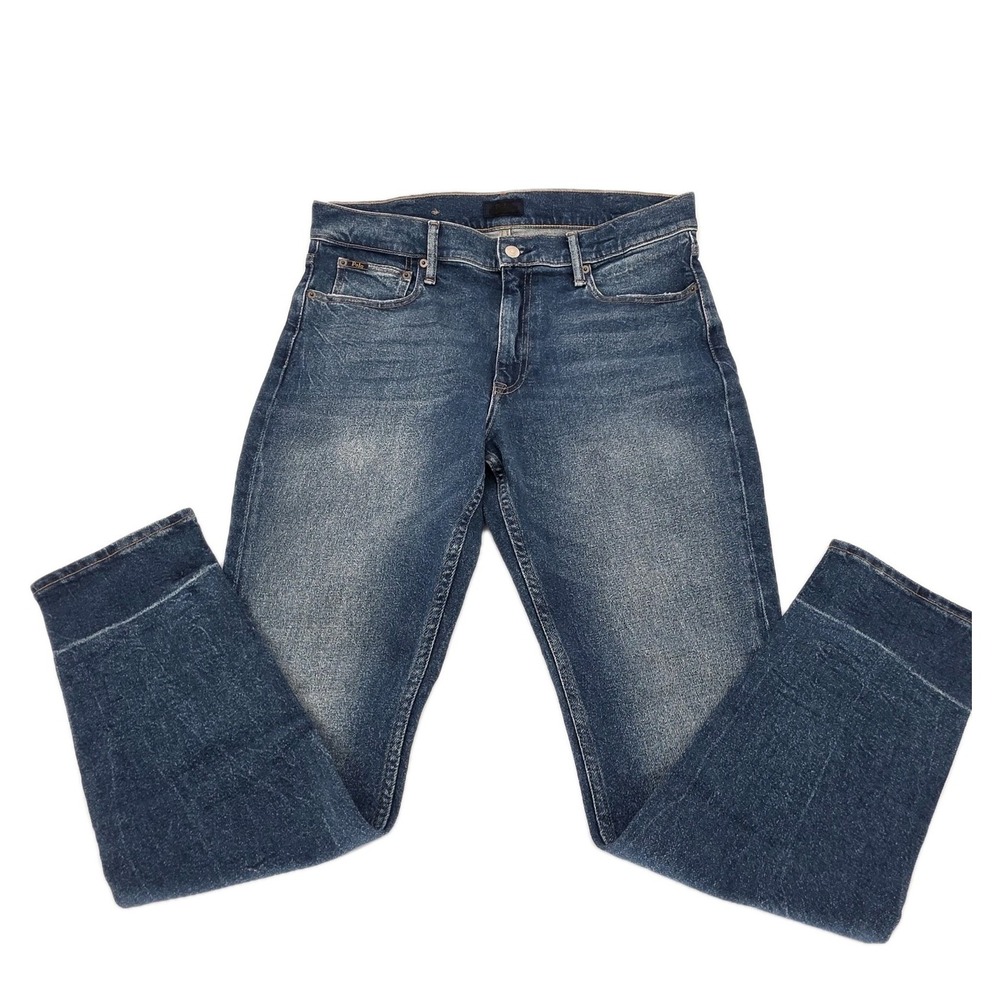 Polo Ralph Lauren Jeans Women 32 Blue Tompkins Mid Rise Skinny Light Wash Casual